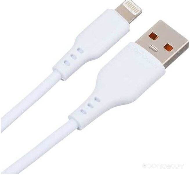 00-00018567 USB Type-A - Lightning (1 м, белый)
