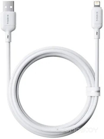 Silky Series Fast Charging Cable USB Type-A - Lightning (2 м, белый)