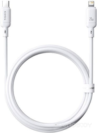 Silky Series Fast Charging Cable USB Type-C - Lightning (1 м, белый)