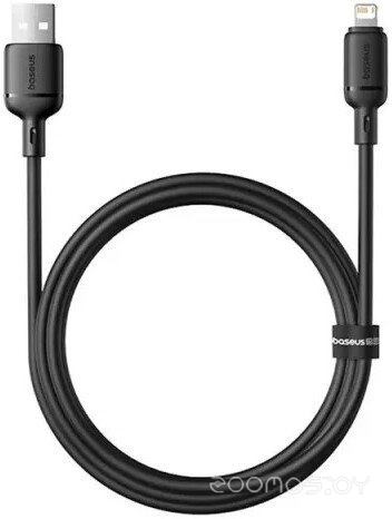 Silky Series Fast Charging Cable USB Type-A - Lightning (1 м, черный)