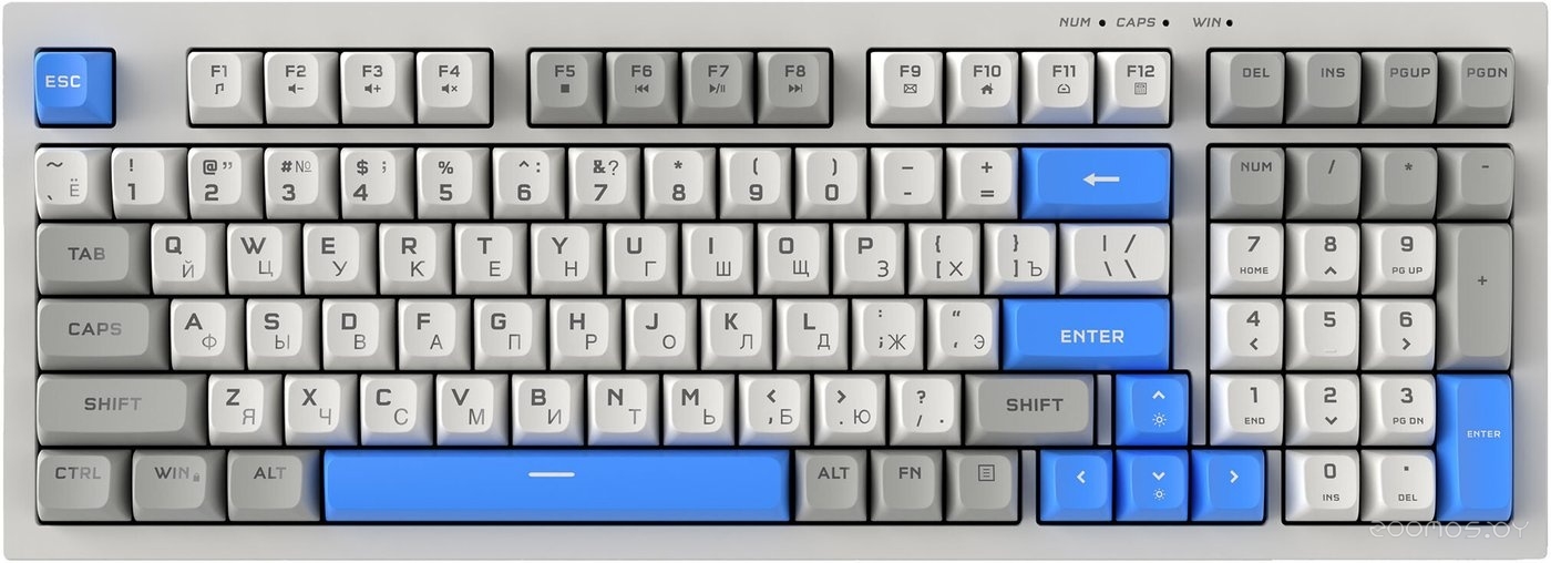 RKB-598BL (серый/белый)