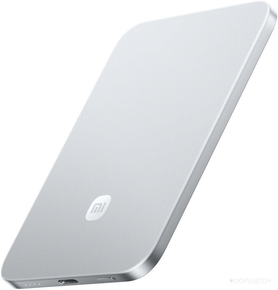 UltraThin Magnetic Power Bank 5000 15W MDY-20-EB (серебристый)