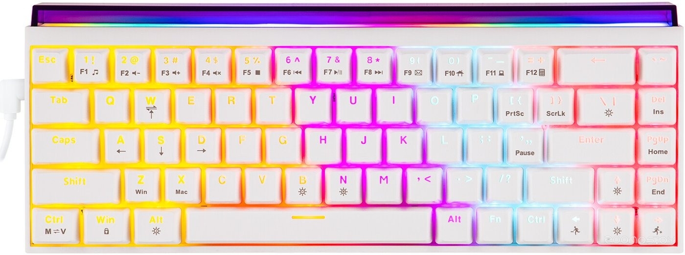 NK68 (белый, Ajazz Red)