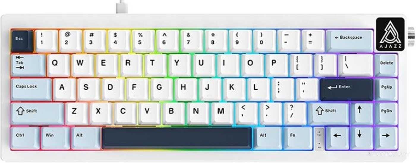 AK650 Wired (синий/белый, Ajazz Sea Salt)