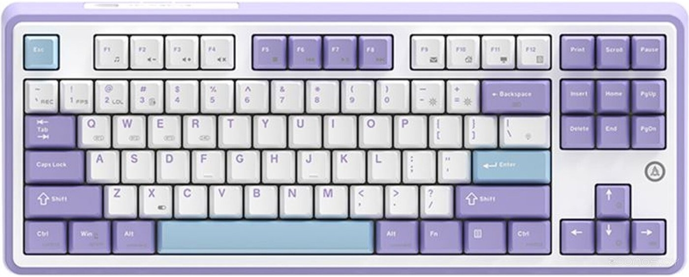 AK870 Without Screen (фиолетовый/белый/синий, Ajazz Gift)