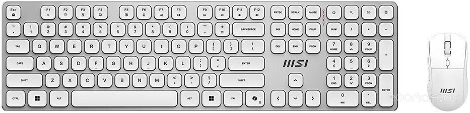 Forge K210 Wireless Combo White