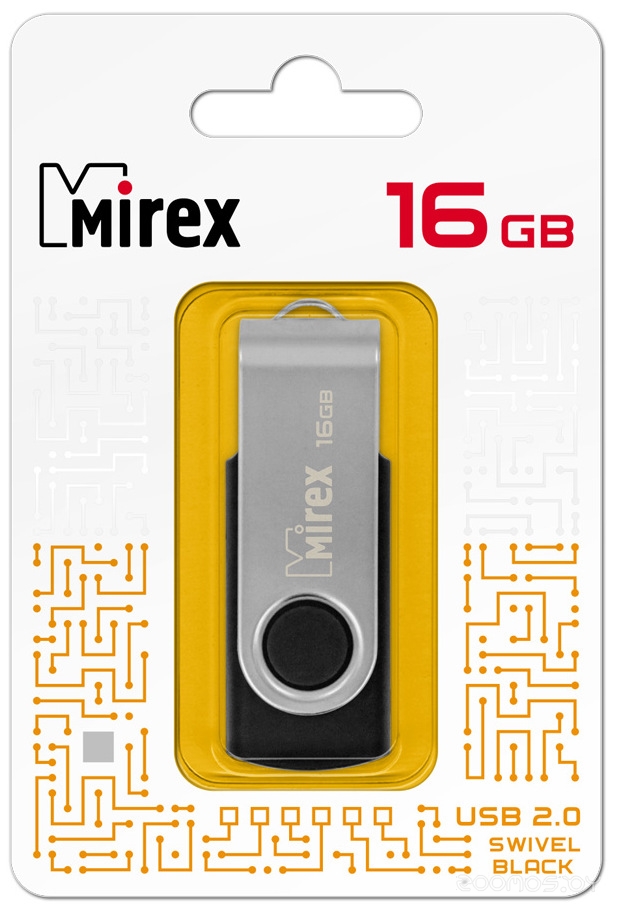 SWIVEL RUBBER BLACK 16GB