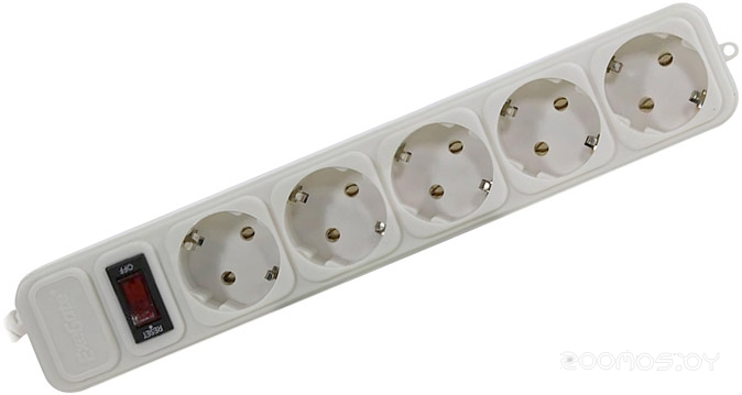 5 розеток, 5 м, белый (SP-5-5W)