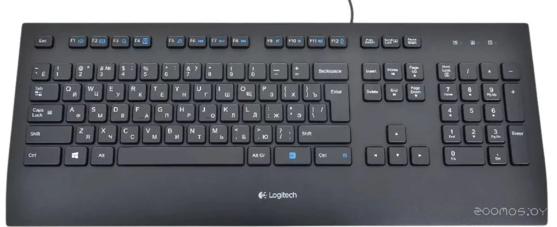 Corded Keyboard K280e Black USB