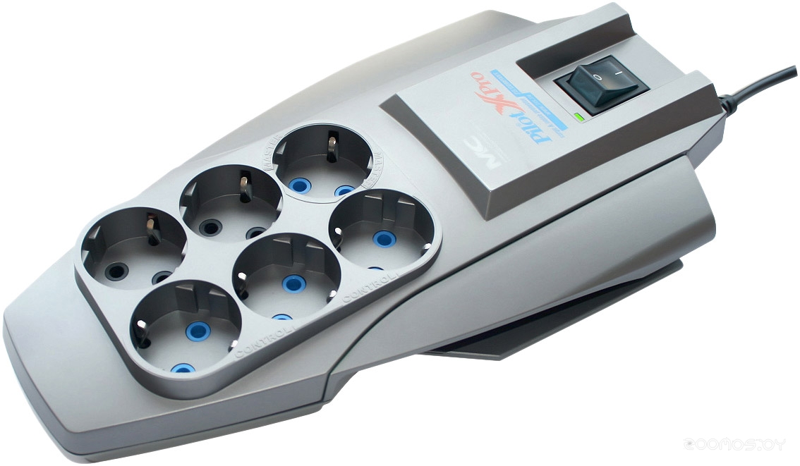 Pilot XPro 6 розеток, 1.8 м, серебристый