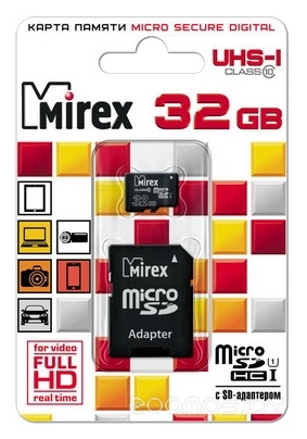 microSDHC 32GB Class 10 UHS-I U1 + SD adapter