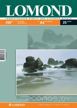 Матовая двухстороняя А4 200 г/кв.м. 25 листов (0102052)