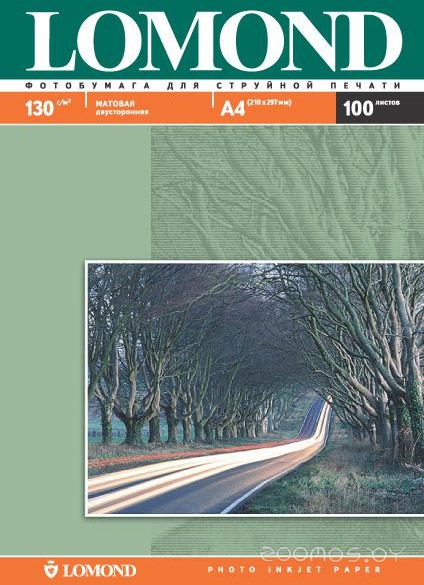 матовая двусторонняя A4 130 г/кв.м. 100 листов (0102004)
