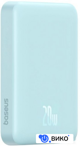 Magnetic Mini Air Wireless Fast Charge Power Bank 20W 10000mAh (голубой), фото 17