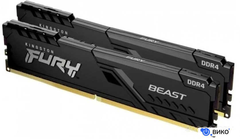 FURY Beast 32GB DDR4 PC4-25600 KF432C16BB/32, фото 1