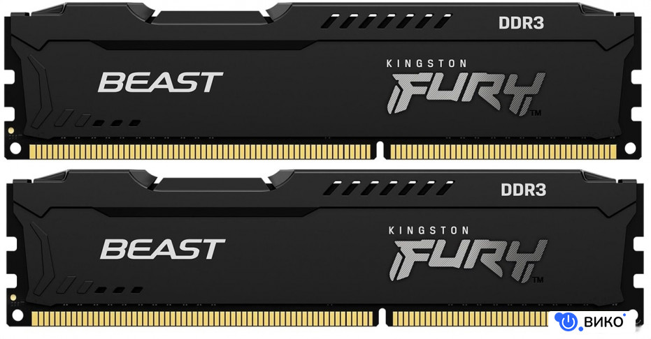 FURY Beast 2x4GB DDR4 PC4-21300 KF426C16BBK2/8, фото 17