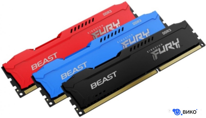 FURY Beast 2x4GB DDR4 PC4-21300 KF426C16BBK2/8, фото 18