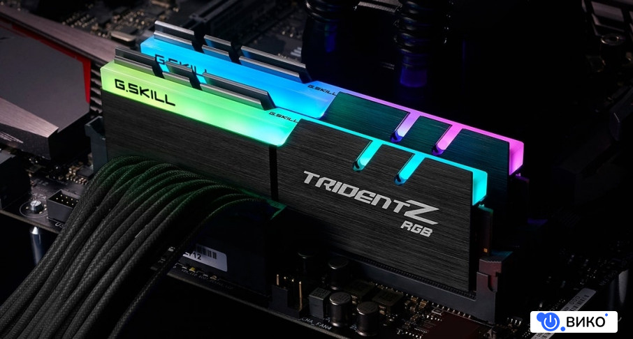 Trident Z RGB 2x32GB DDR4 PC4-32000 F4-4000C18D-64GTZR, фото 2