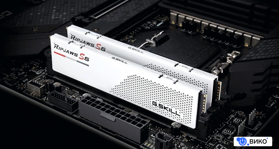 Ripjaws S5 2x32ГБ DDR5 5600МГц F5-5600J3636D32GX2-RS5W, фото 3
