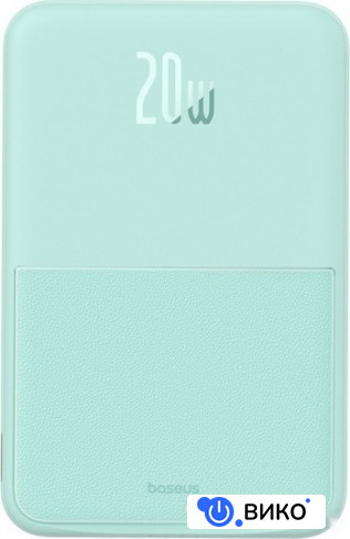 MagPro Magnetic Bracket Wireless Fast-Charging Power Bank 20W 5000mAh (мятный), фото 3