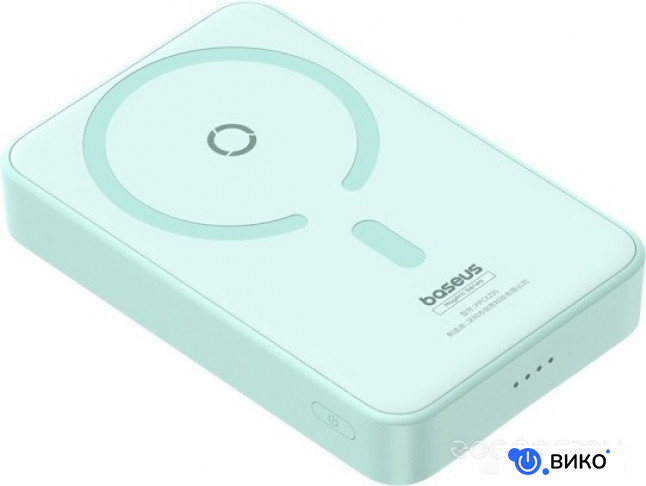 MagPro Magnetic Bracket Wireless Fast-Charging Power Bank 20W 5000mAh (мятный), фото 5
