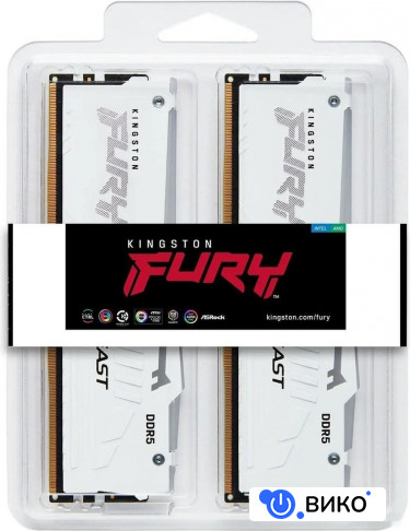 FURY Beast RGB 2x32ГБ DDR5 6000 МГц KF560C30BWEAK2-64, фото 2