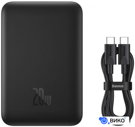 Magnetic Mini Air Wireless Fast Charge Power Bank 20W 10000mAh (черный), фото 8