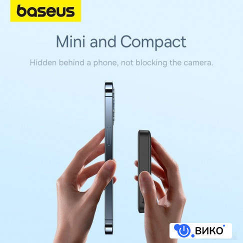 Magnetic Mini Air Wireless Fast Charge Power Bank 20W 10000mAh (черный), фото 11