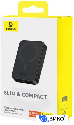 Magnetic Mini Air Wireless Fast Charge Power Bank 20W 10000mAh (черный), фото 18