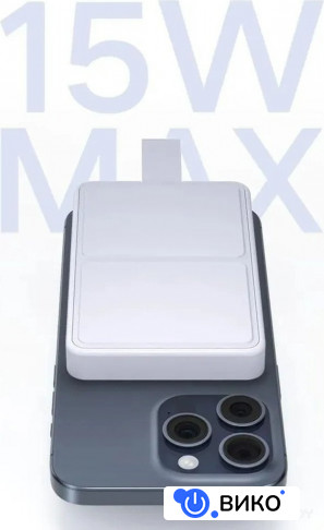 Magnetic Power Bank WPB0620MI 6000mAh (белый, международная версия), фото 2