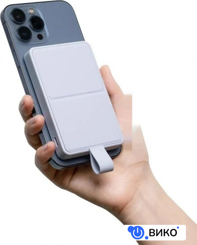 Magnetic Power Bank WPB0620MI 6000mAh (белый, международная версия), фото 4