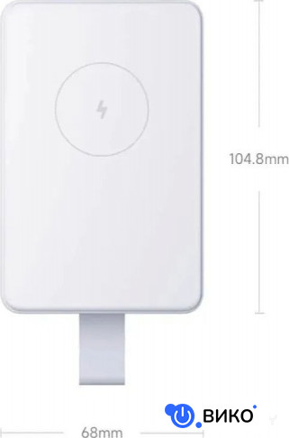 Magnetic Power Bank WPB0620MI 6000mAh (белый, международная версия), фото 5