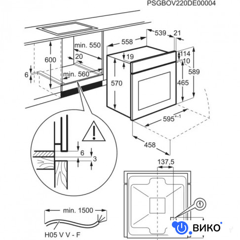 SurroundCook FLEX 600 EOF3H50BK, фото 13