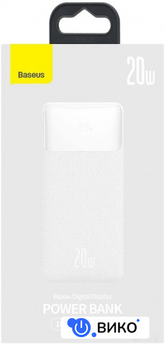 Bipow Fast Charge Power Bank 20W 10000mAh (белый), фото 3