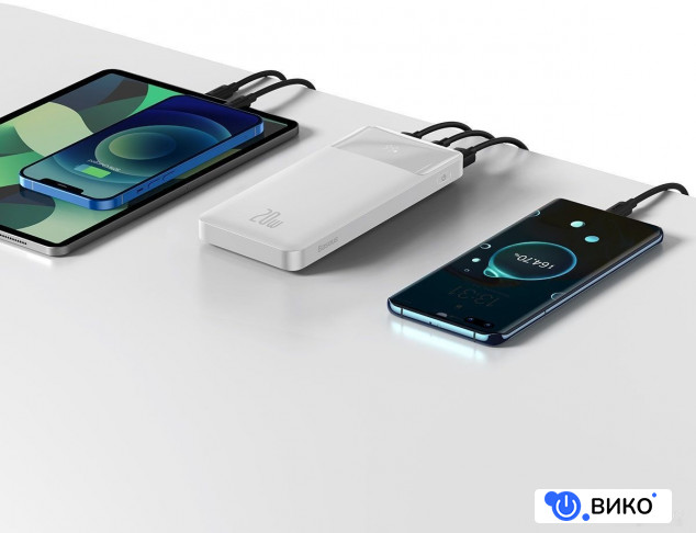 Bipow Fast Charge Power Bank 20W 10000mAh (белый), фото 7