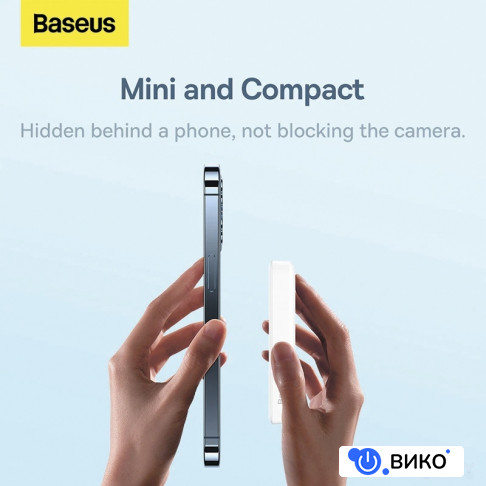 Magnetic Mini Wireless Fast Charge Power Bank 10000mAh 20W (белый), фото 1