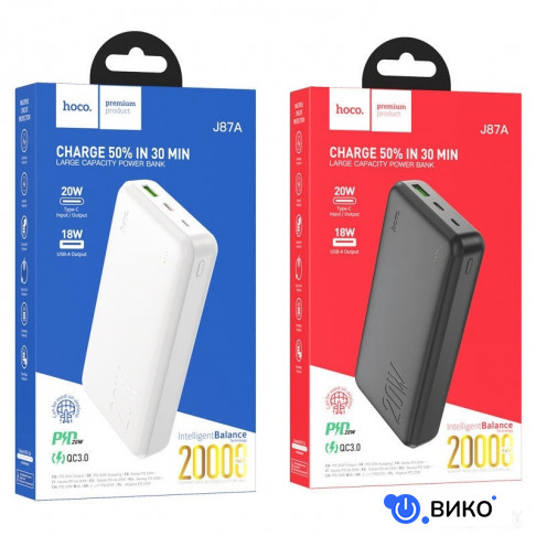 J87A 20000mAh (черный), фото 1