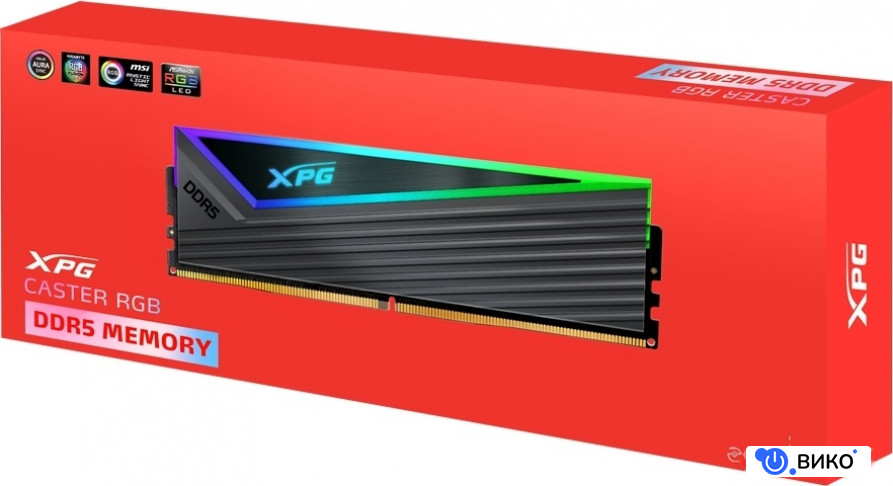 XPG Caster RGB 2x16ГБ DDR5 6400 МГц AX5U6400C3216G-DCCARGY, фото 8