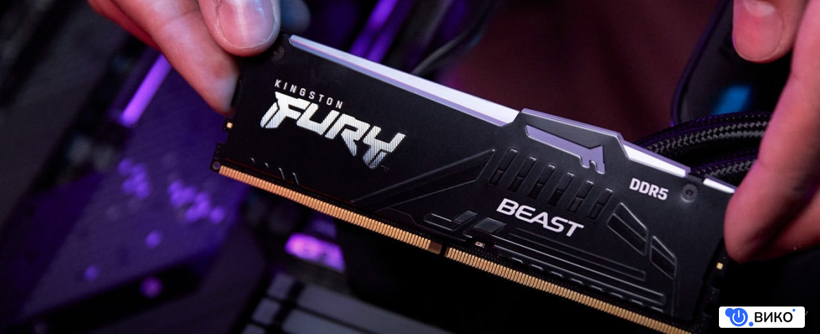 FURY Beast RGB 16ГБ DDR5 6400 МГц KF564C32BBA-16, фото 4