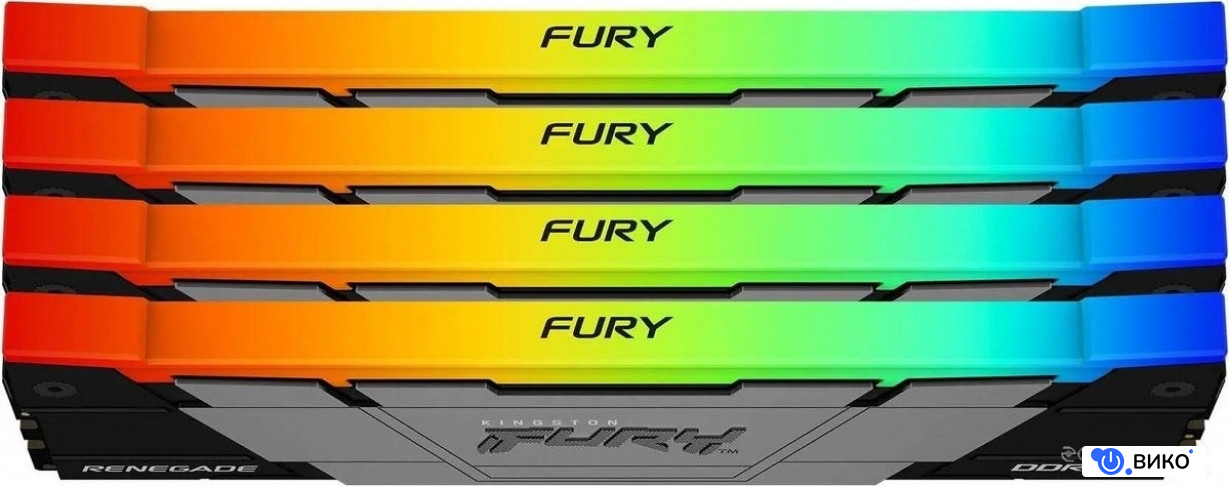 FURY Renegade RGB 4x16ГБ DDR4 3600 МГц KF436C16RB12AK4/64, фото 1