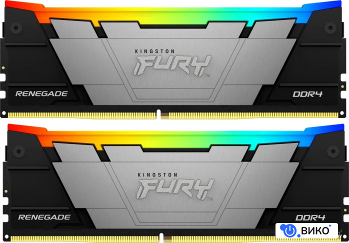 FURY Renegade RGB 2x32ГБ DDR4 3200 МГц KF432C16RB2AK2/64
