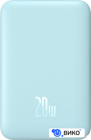 Magnetic Mini Air Wireless Fast Charge Power Bank 20W 10000mAh (голубой)