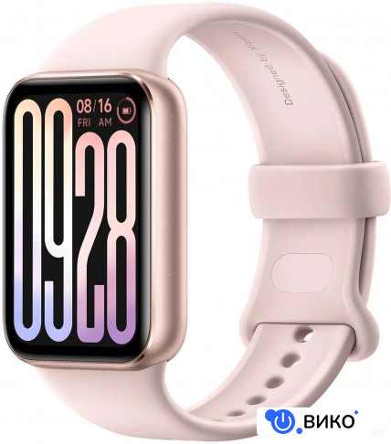 Smart Band 9 Pro M2401B1 (розовый, с розовым силиконовым ремешком, международная версия)