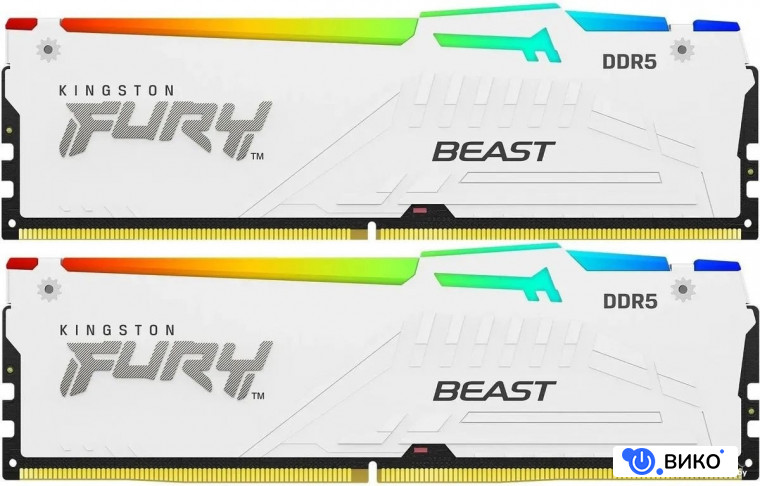 FURY Beast RGB 2x32ГБ DDR5 6000 МГц KF560C30BWEAK2-64