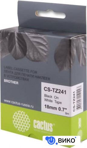 CS-TZ241 (аналог Brother TZ241)