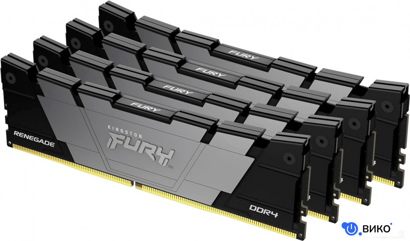 FURY Renegade 4x16ГБ DDR4 3200 МГц KF432C16RB12K4/64