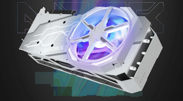 белые GeForce RTX 4090 и RTX 4080 Serious Gaming с дополнительным вентилятором