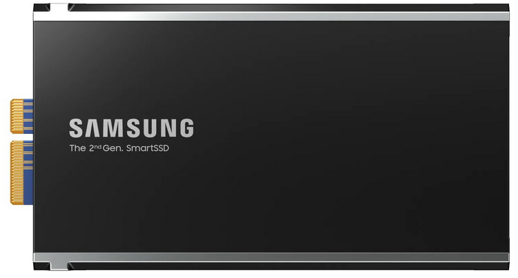 Samsung представила второе поколение накопителей SmartSSD со встроенным FPGA AMD Xilinx